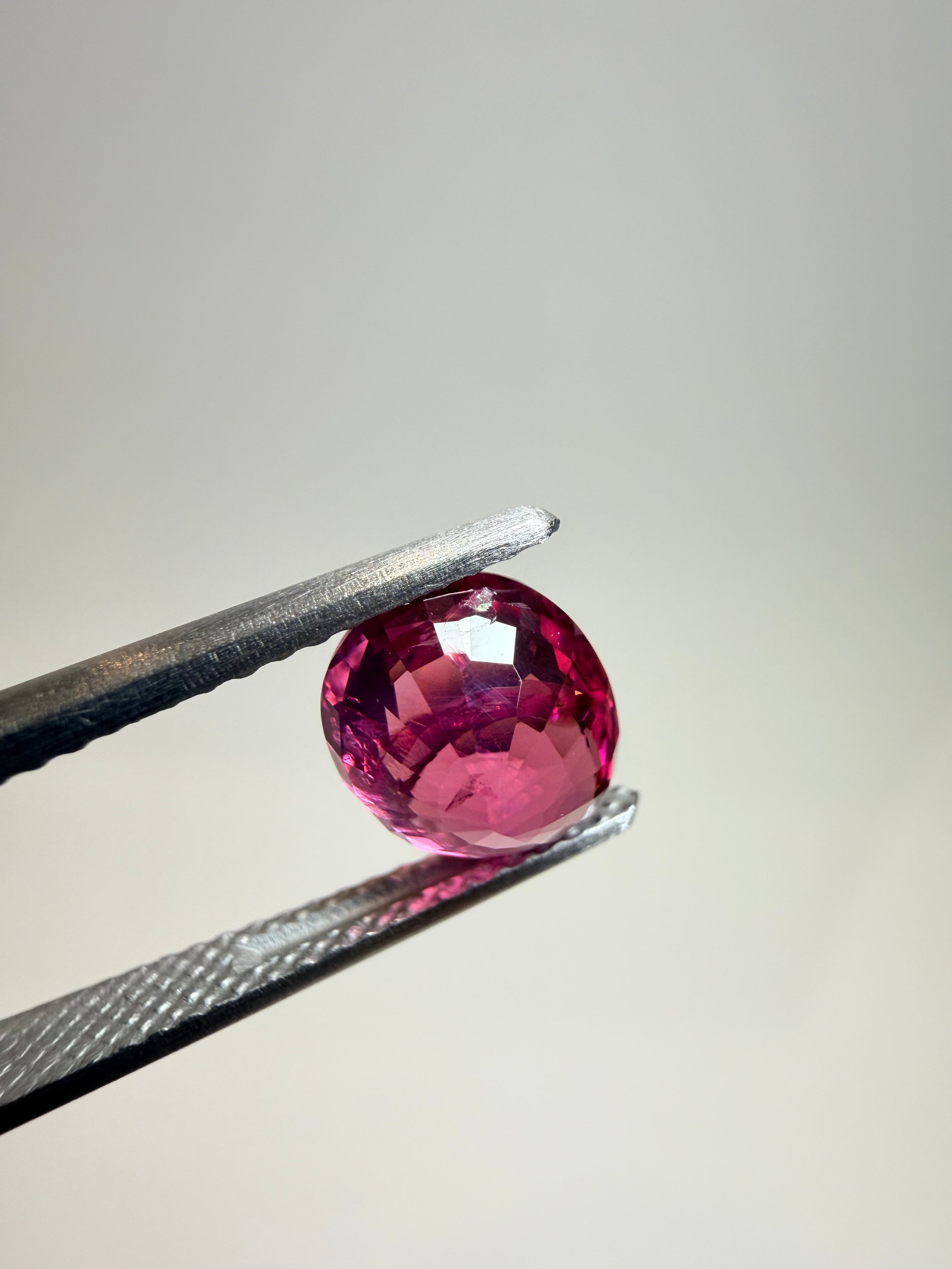 Natural untreated pink Mahenge spinel, 2.09 ct oval, Tanzania