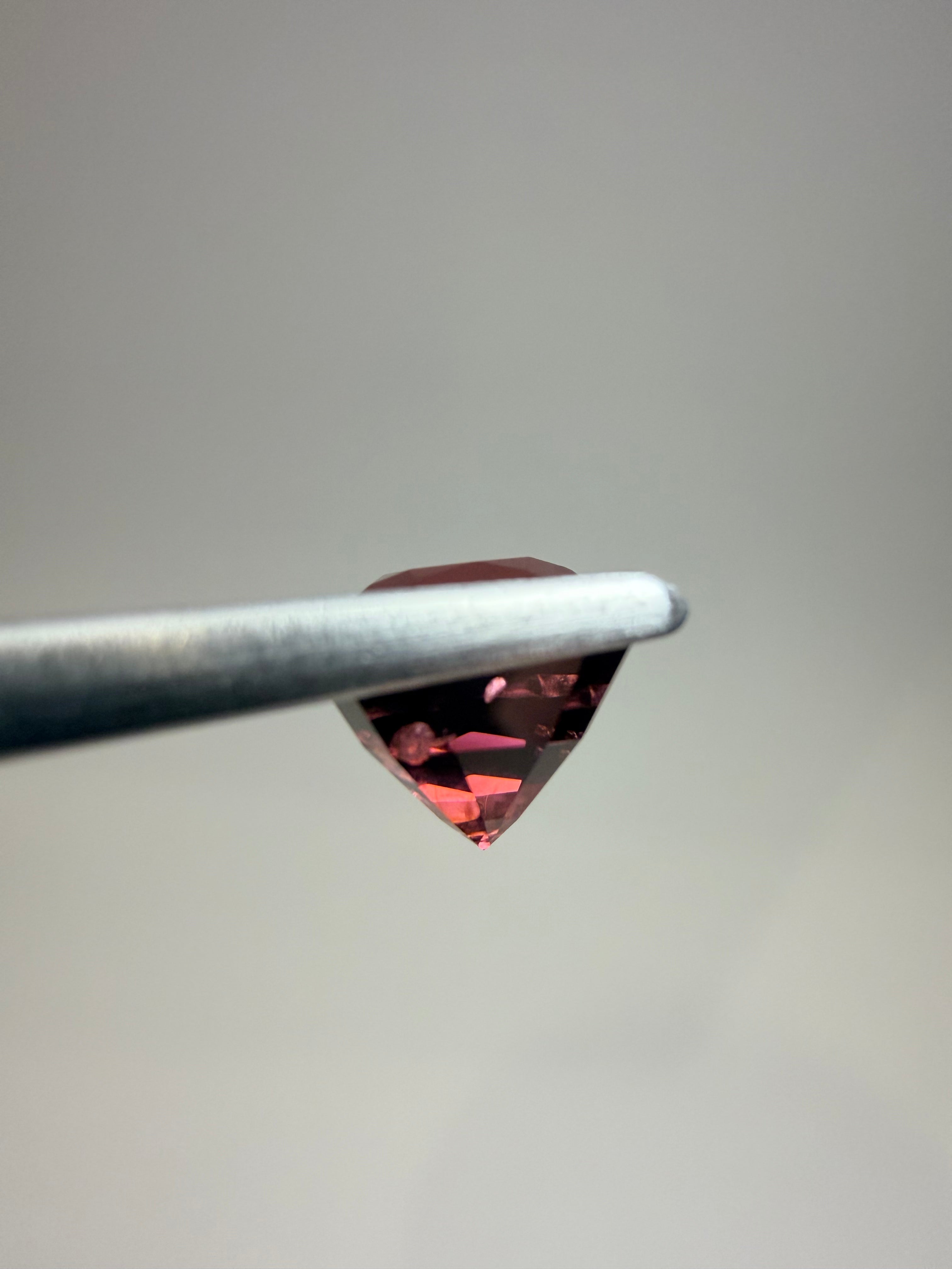 Natural untreated wine-red spinel, 3.18 ct cushion, Luc Yen Vietnam