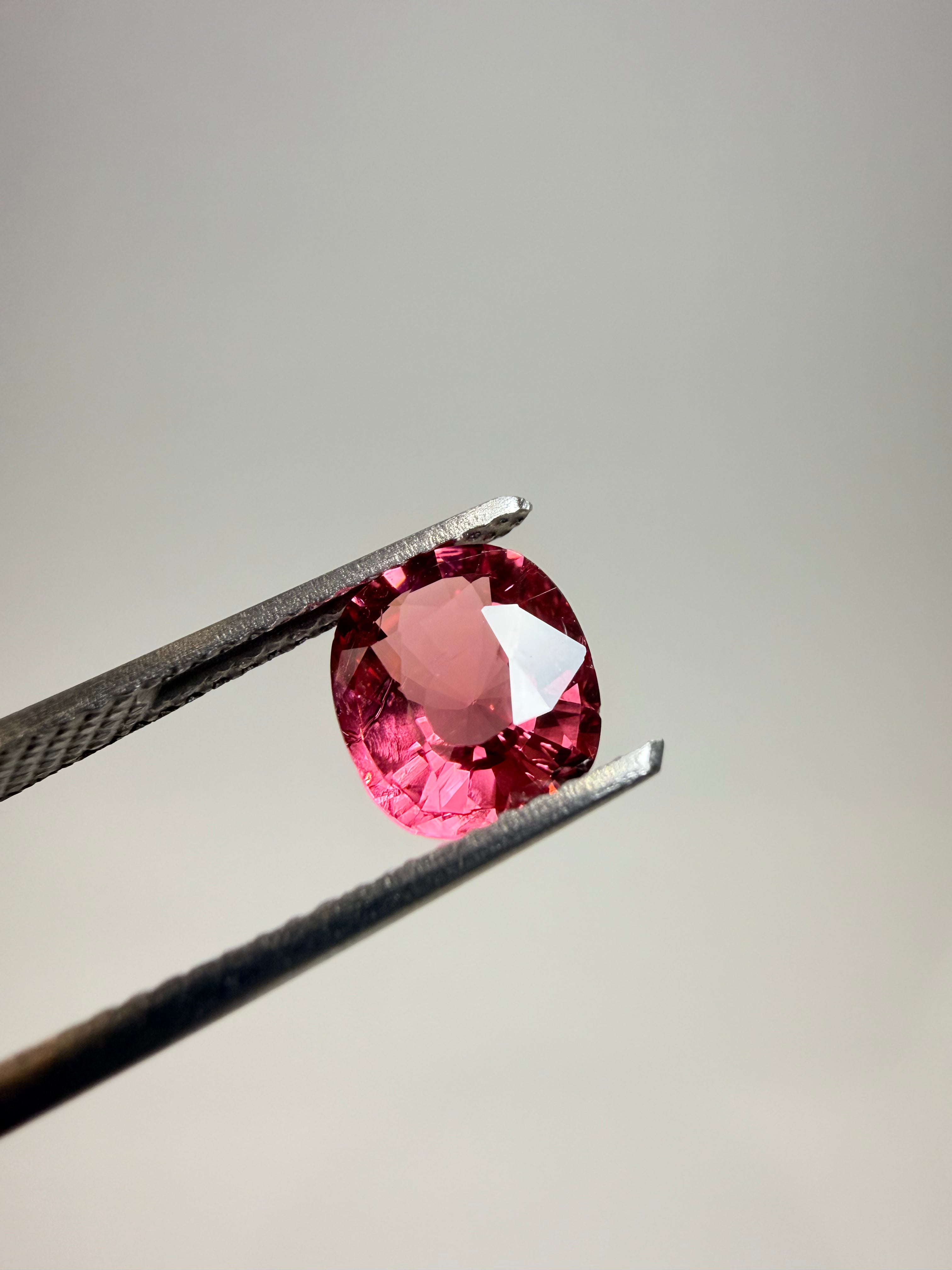 Natural untreated pink spinel, 1.53 ct elongated cushion, Luc Yen Vietnam