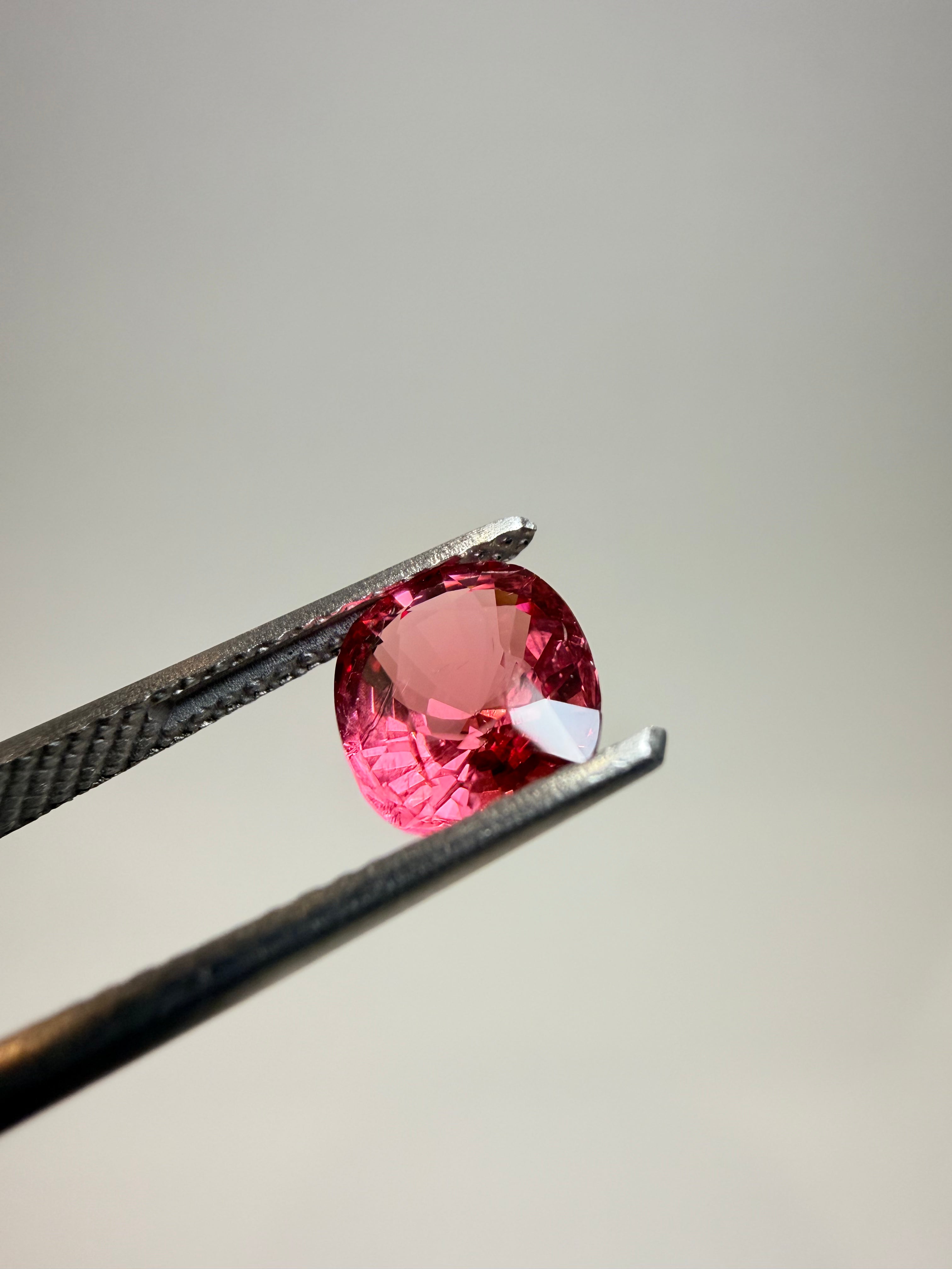 Natural untreated pink spinel, 1.53 ct elongated cushion, Luc Yen Vietnam