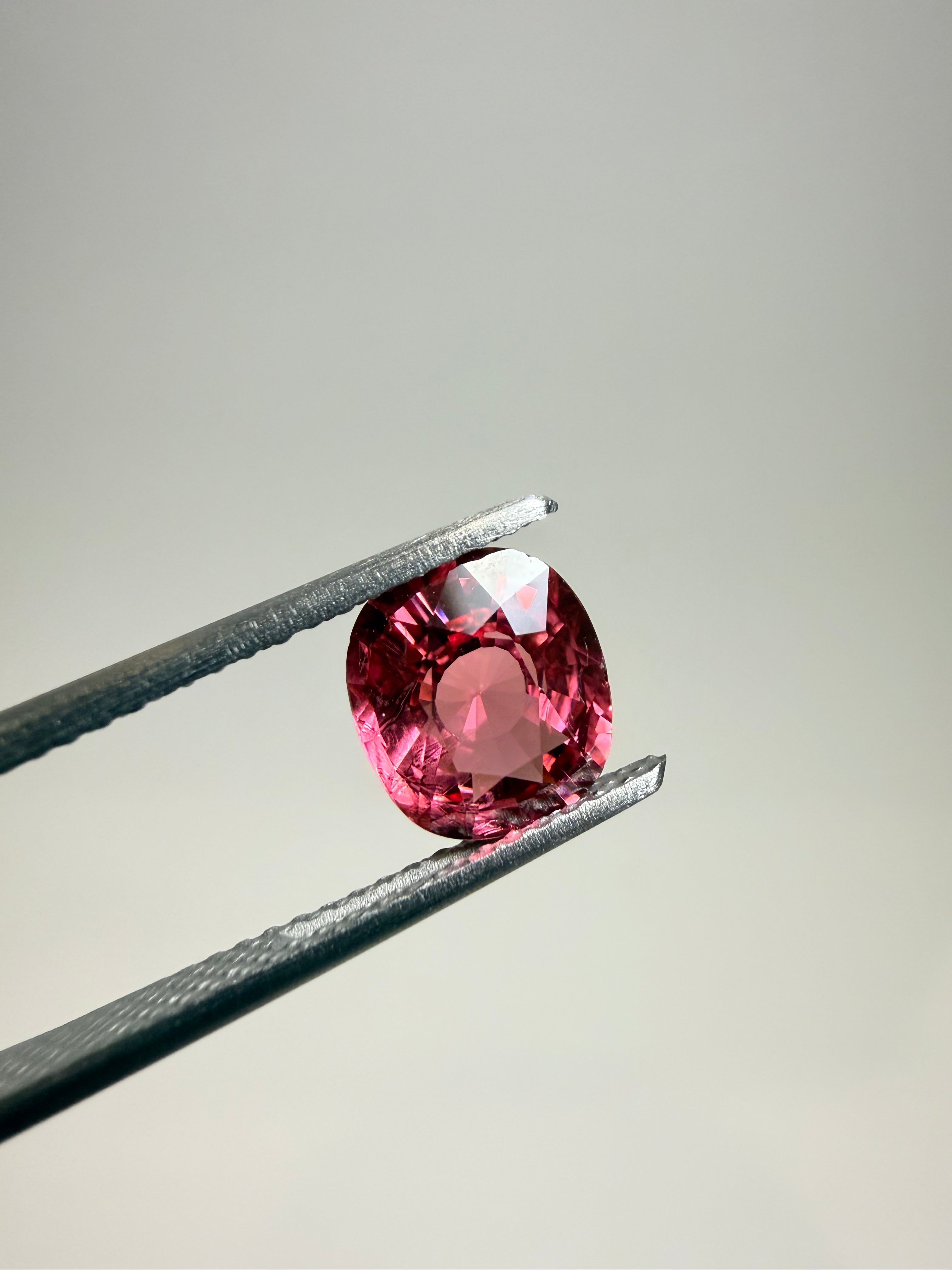 Natural untreated pink spinel, 1.53 ct elongated cushion, Luc Yen Vietnam