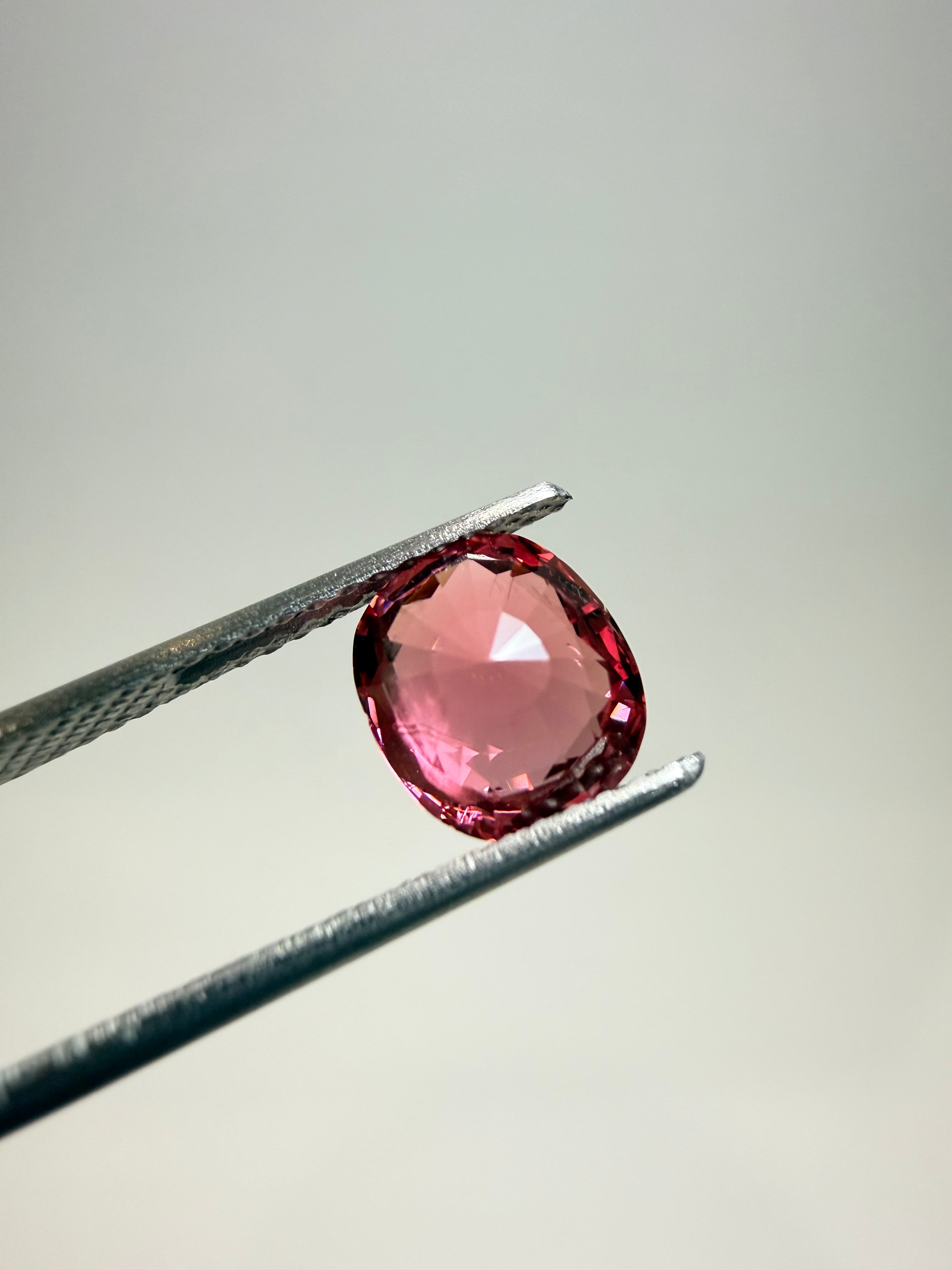 Natural untreated pink spinel, 1.53 ct elongated cushion, Luc Yen Vietnam