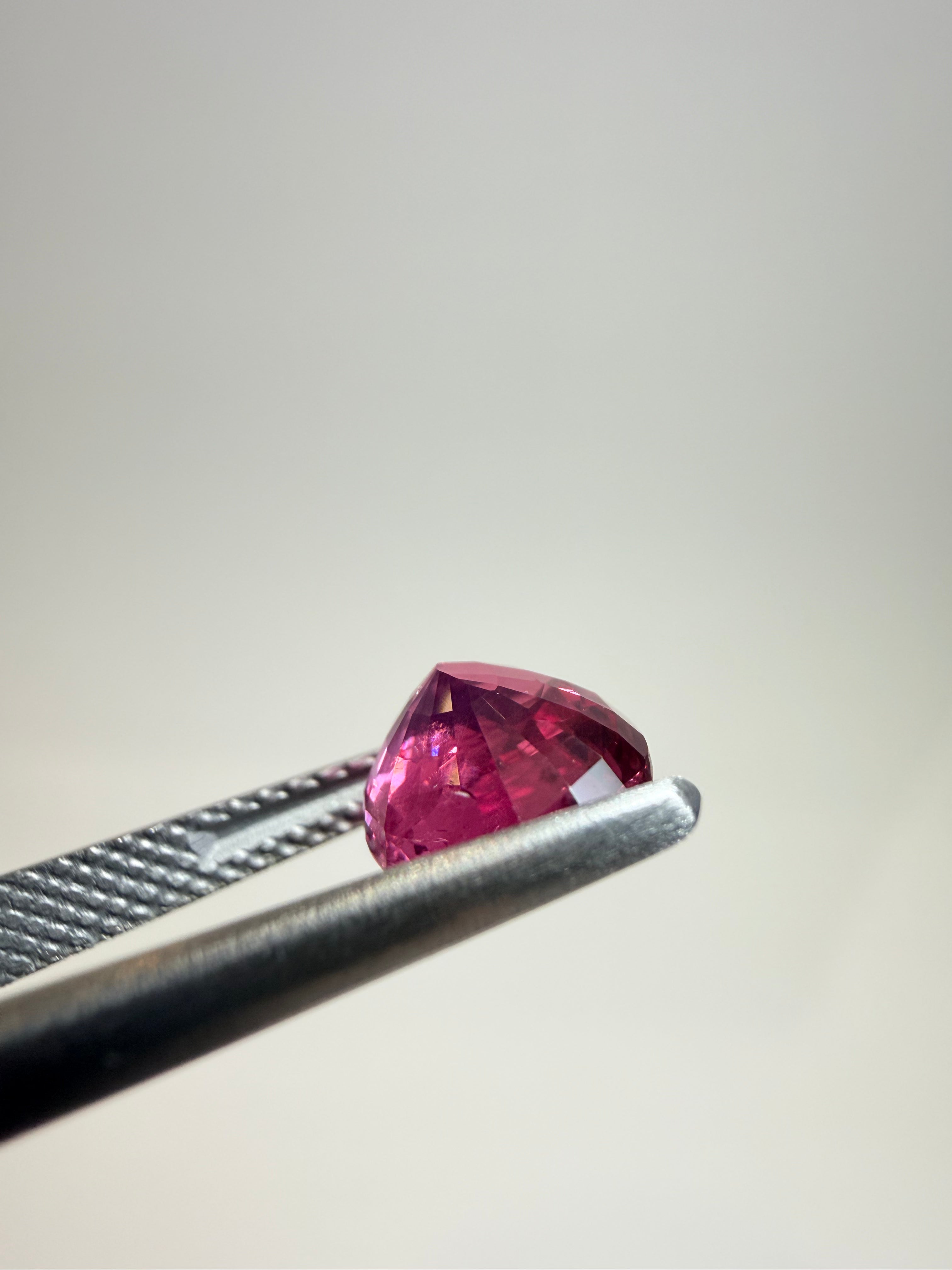 Natural untreated pink Mahenge spinel, 2.09 ct oval, Tanzania